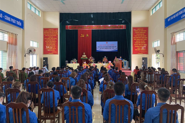 Toàn cảnh Đại hội Đoàn Phường Đồng Tiến