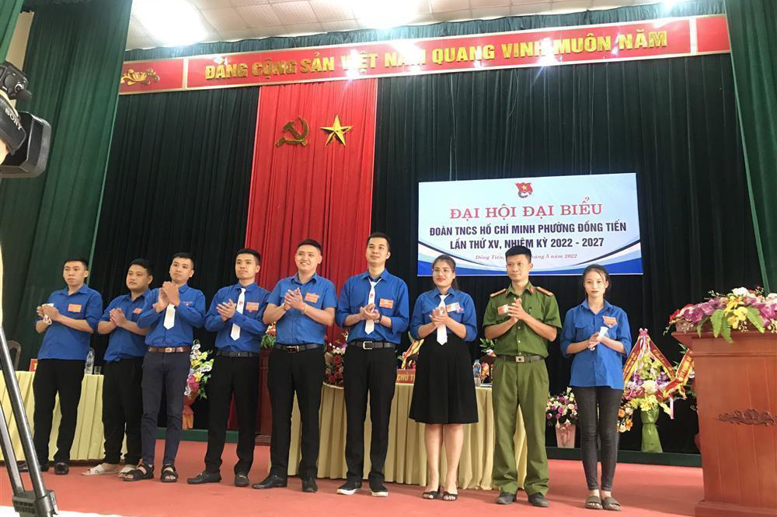 Ban Chấp hành Đoàn Phường Đồng Tiến Khóa XV nhiệm kỳ 2022 - 2027