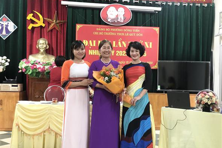 BCH Chi bộ Trường THCS Lê Quý Đôn NK 2022-2025