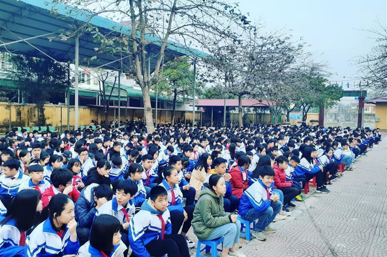 Học sinh quay lại Trường sau kỳ nghỉ Tết nguyên đán 2020