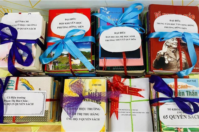 Những cuốn sách “gói ghém” cả niềm tin và hi vọng dành cho thầy trò trường THCS Lê Quý Đôn 
