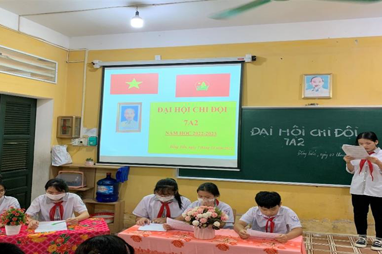 Tham luận học tốt tại Đại hội Chi đội 7A2