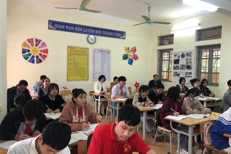 Các thầy cô dự Chuyên đề môn Toán “Giải bài toán bằng cách lập phương trình” 