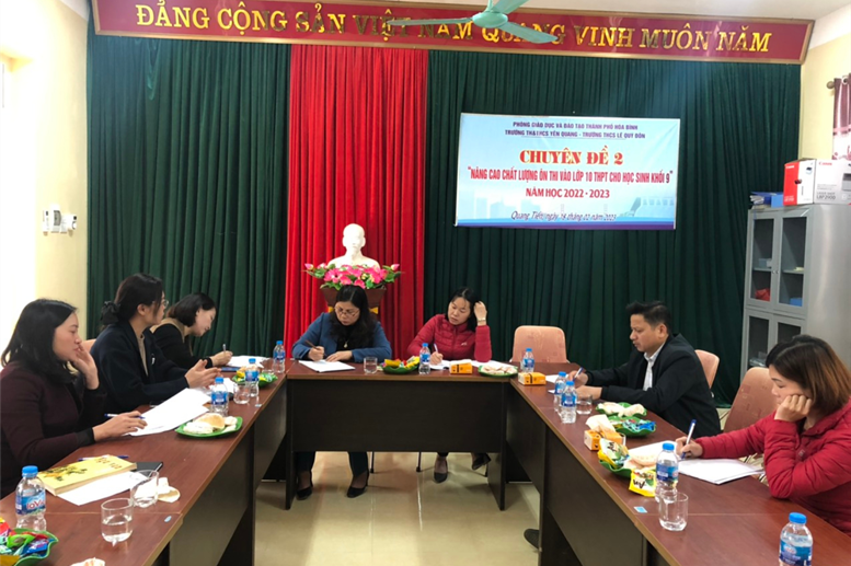 Trao đổi về phương pháp, góp ý giờ dạy môn Ngữ văn