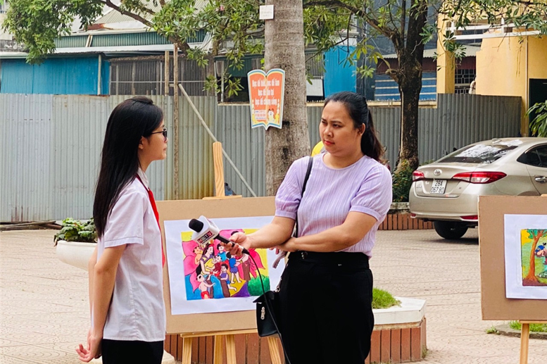 Em Lại Anh Thư- Học sinh lớp 7A3 chia sẻ những suy nghĩ của em về môn học Lịch sử.