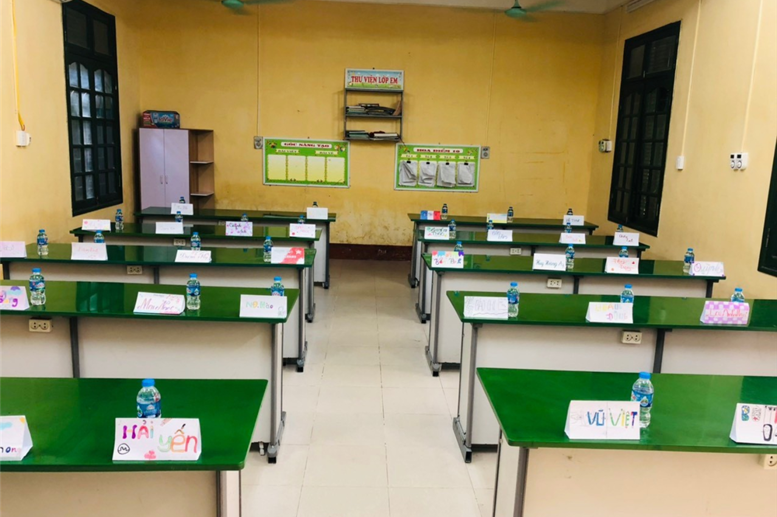 Sự chuẩn bị chu đáo từ các thầy cô chủ nhiệm và các em học sinh