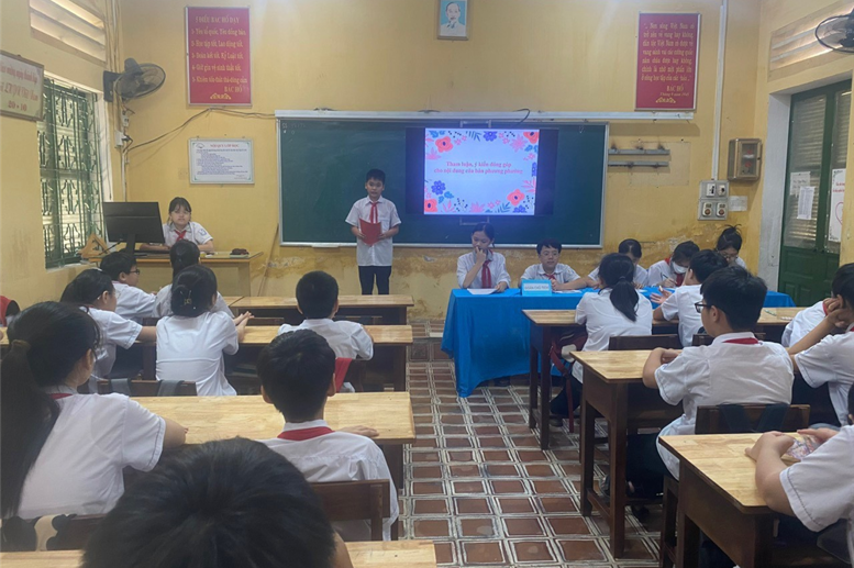 Tham luận học tốt tại Đại hội Chi đội 7A2