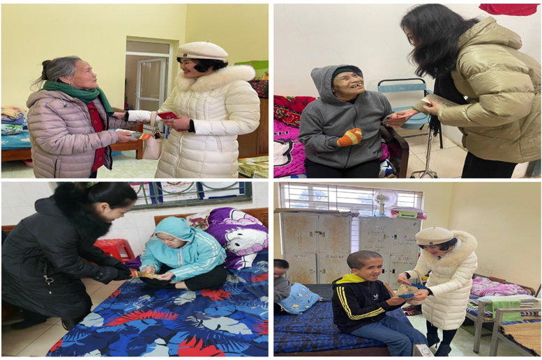 Và gửi gắm trong đó là lời chúc sức khỏe, chúc mừng năm mới bình an, hạnh phúc…