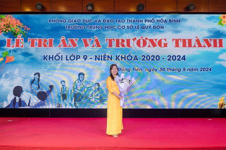 Nhà giáo: Phạm Thị Hải Châu - Nguyên Hiệu trưởng Trường THCS Lê Quý Đôn