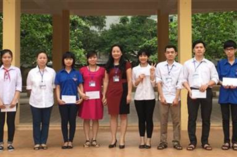 GV ôn Đội tuyển và HS đạt giải Nhất HSG cấp Tỉnh 