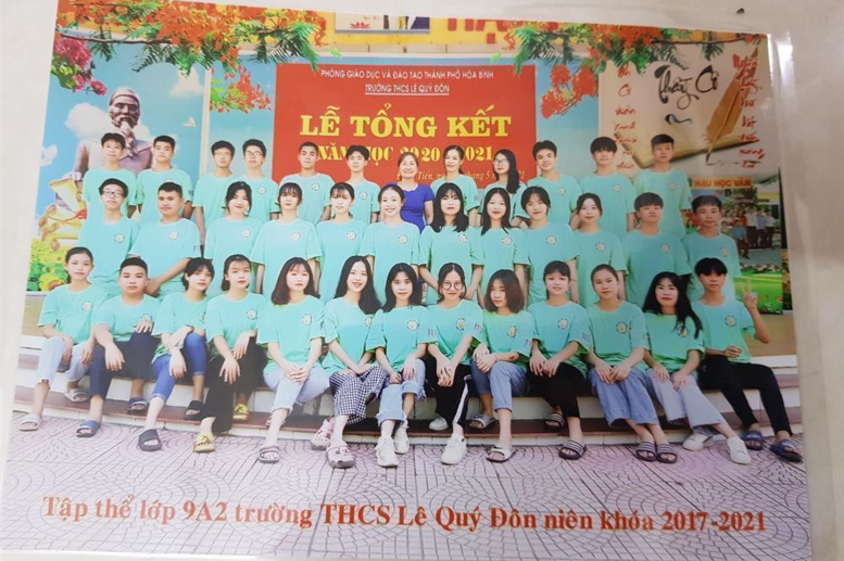 Tập thể lớp 9a2 Trường THCS Lê Quý Đôn