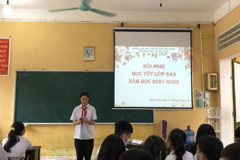 Hội nghị  học tốt lớp 9a3