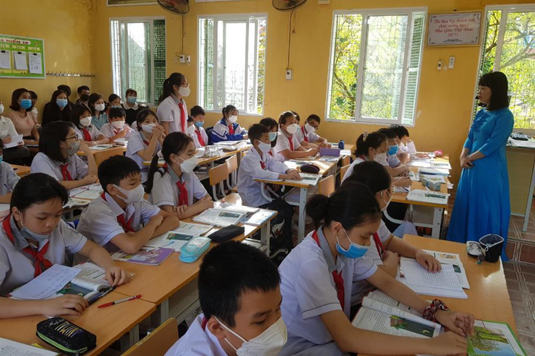 Cô giáo Nguyễn Thị Tuyết Mai - giáo viên giảng dạy môn Ngữ văn THCS Lê Quý Đôn