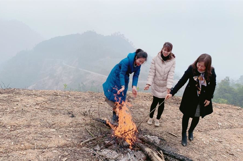 Dừng chân nơi vùng cao.