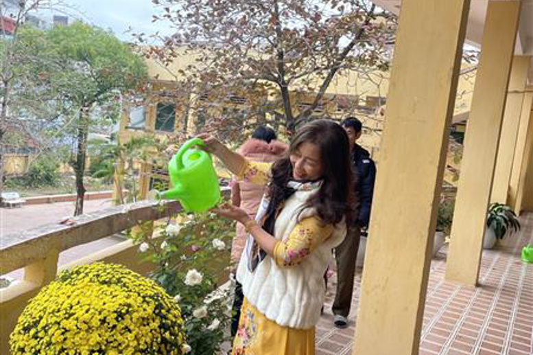 Sắc hoa đầu Xuân mới